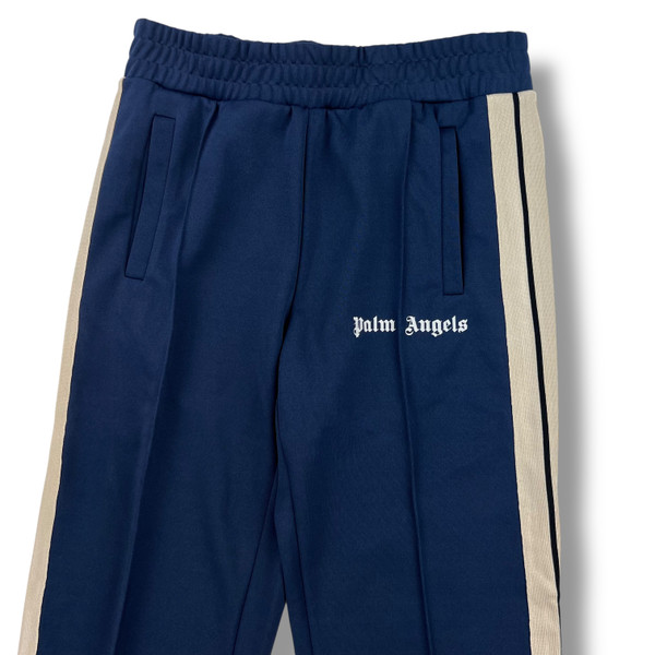 Palm Angels Navy / Ivory Sweatpants 
