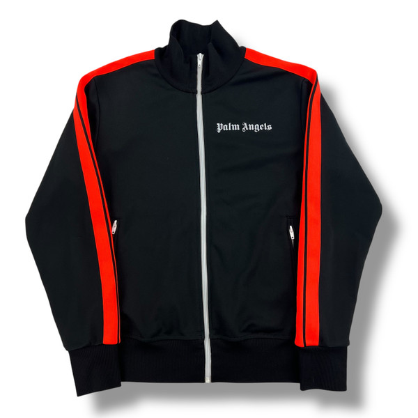 Palm Angels Black & Orange Track Jacket 