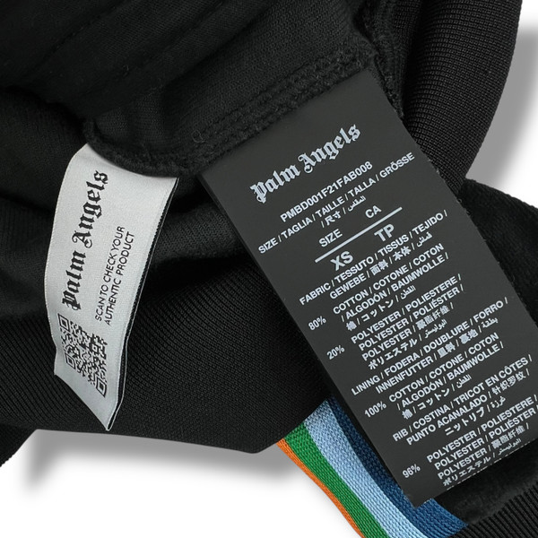 Palm Angels Rainbow Velour Track Jacket 
