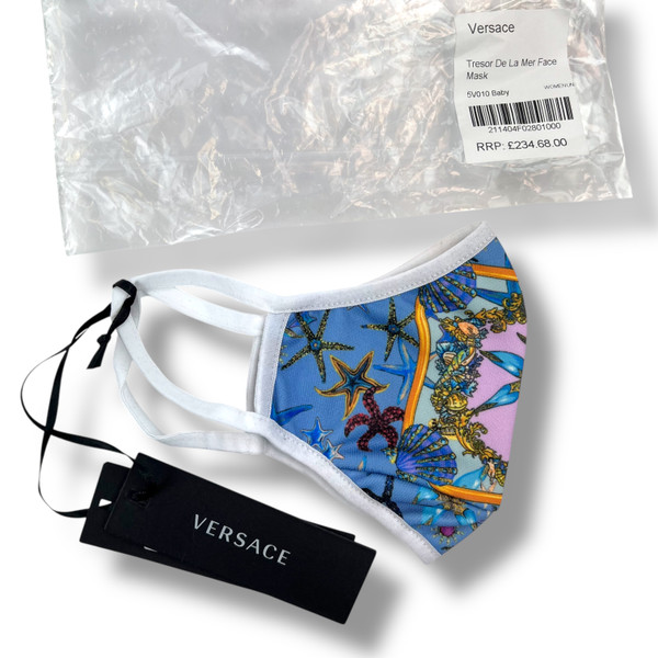 Versace Tresor De La Mer Face Mask Blue / Purple 