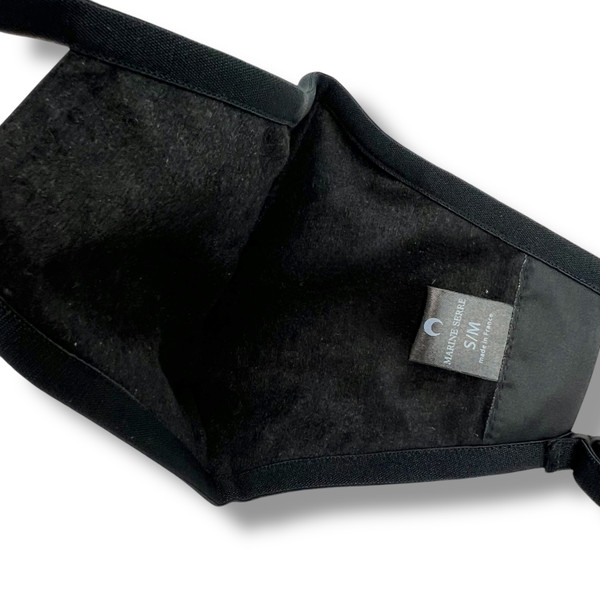 Marine Serre Black Daily Face Mask 