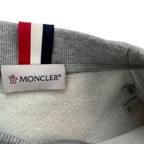Moncler Large Patch Grey Sweatshirt 