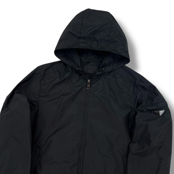 Prada Milano Black Windbreaker Jacket 