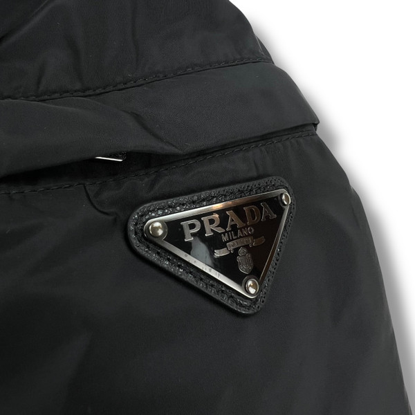 Prada Milano Black Windbreaker Jacket 