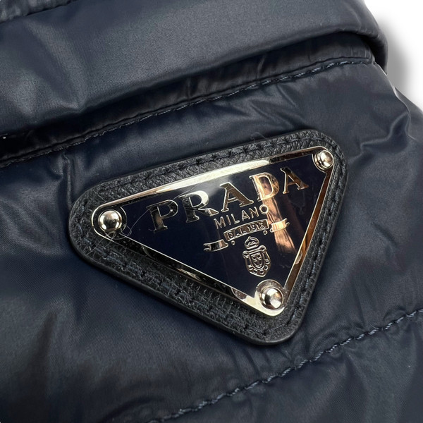 Prada Milano Navy Puffer Jacket 