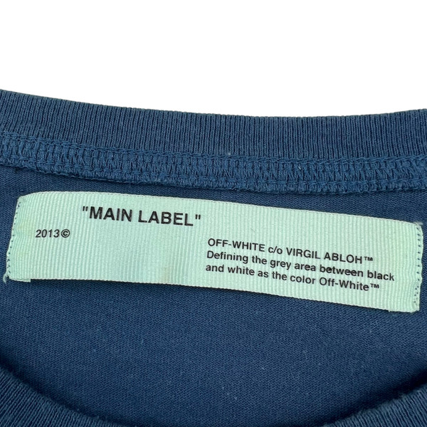 Off-White Impressionism Boat Blue T-Shirt 