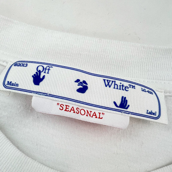 Off-White Bubble Logo White T Shirt 