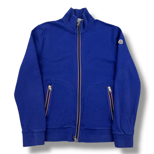 Moncler Royal Blue Full Zip Sweatshirt 