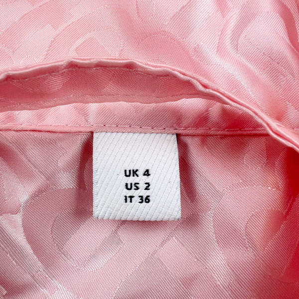 Burberry Women's Pink TB Monogram Windbreaker Jacket 
