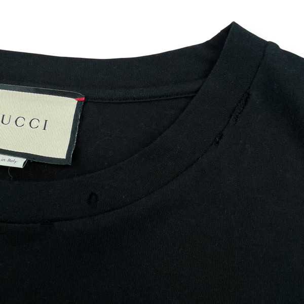 Gucci Printed Logo Black T-Shirt 