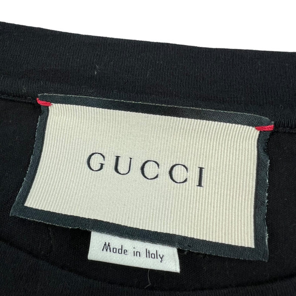 Gucci Printed Logo Black T-Shirt 