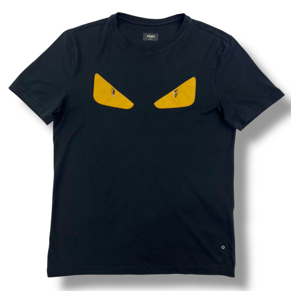 Fendi Bag Bugs Black T-Shirt 