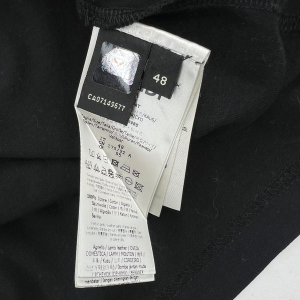 Fendi Bag Bugs Black T-Shirt 