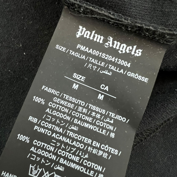 Palm Angels Butterfly Logo Black T Shirt 