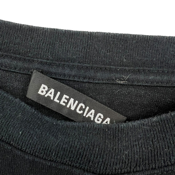 Balenciaga Crew Black T Shirt 