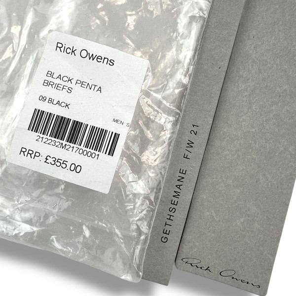Rick Owens Black Pentagram Boxer Briefs 