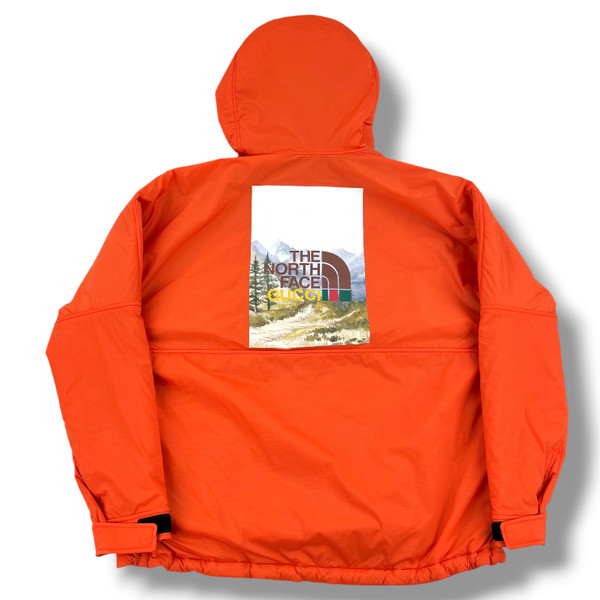 Gucci x The North Face Orange Pullover Jacket 