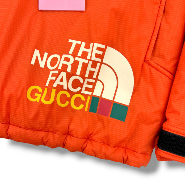 Gucci x The North Face Orange Pullover Jacket 