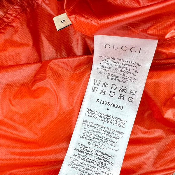 Gucci x The North Face Orange Pullover Jacket 