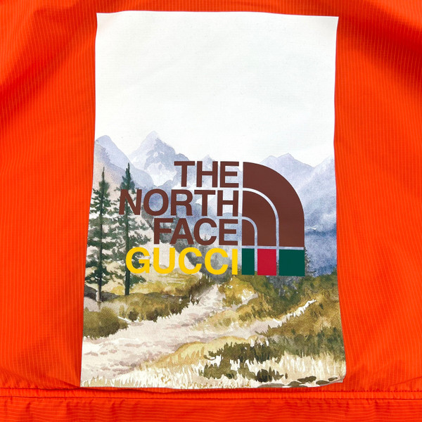 Gucci x The North Face Orange Pullover Jacket 