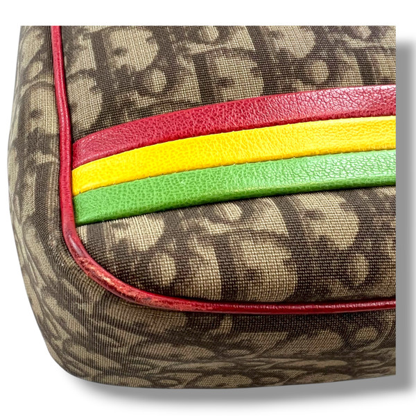 Dior 2004 Rasta Monogram Cross Body Bag 