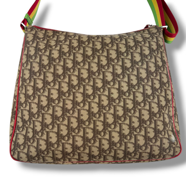 Dior 2004 Rasta Monogram Cross Body Bag 