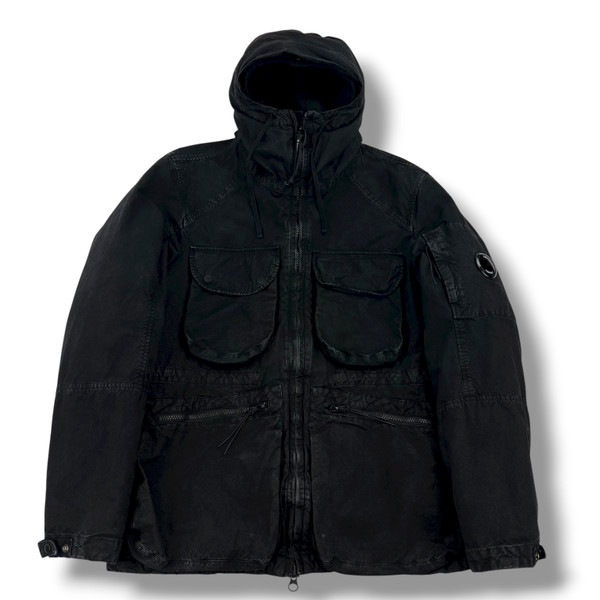 C.P. Company Ba-Tic Waxed Removable Liner  Multi Pocket Jacket 