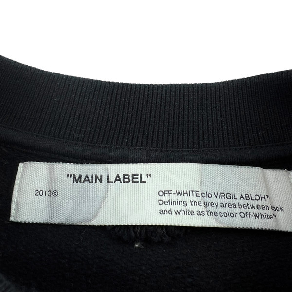 Off-White Yellow Acrylic Arrows Sweatshirt