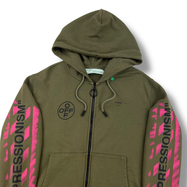 Off-White Impressionism Khaki Hoodie 