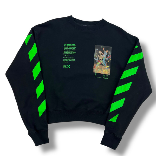 Off-White Pascal Skeleton Black Sweatshirt 