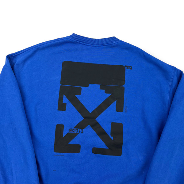 Off-White Tech Marker Arrows Sweatshirt Blue
