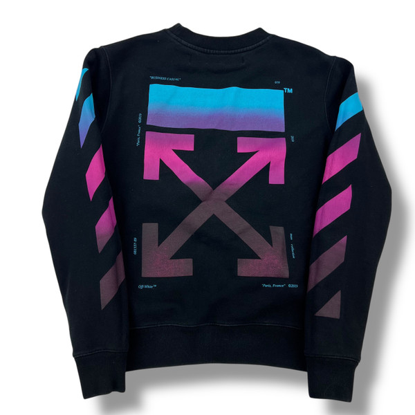 Off-White Gradient Arrows Sweatshirt Black 