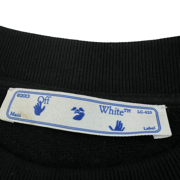 Off-White Rubber Arrows Black Sweatshirt 