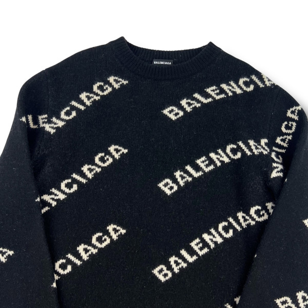Balenciaga Repeat Jacquard Sweater 