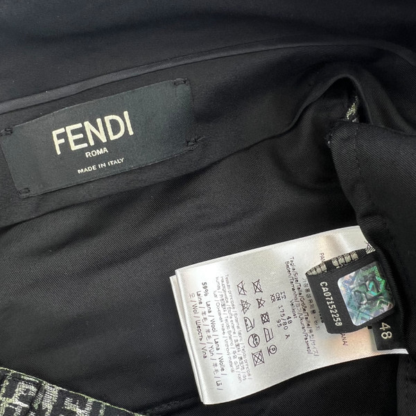 Fendi Micro FF Print Trousers 