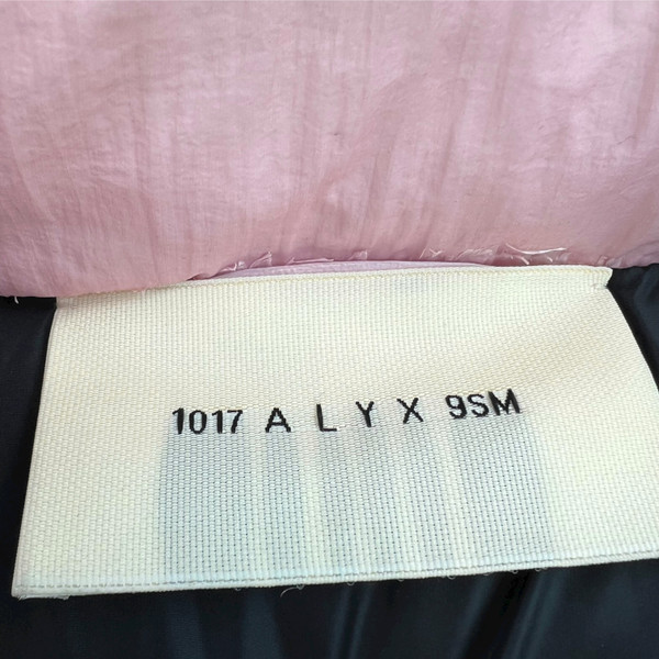 1017 ALYX 9SM Nightrider Pink Puffer Jacket 