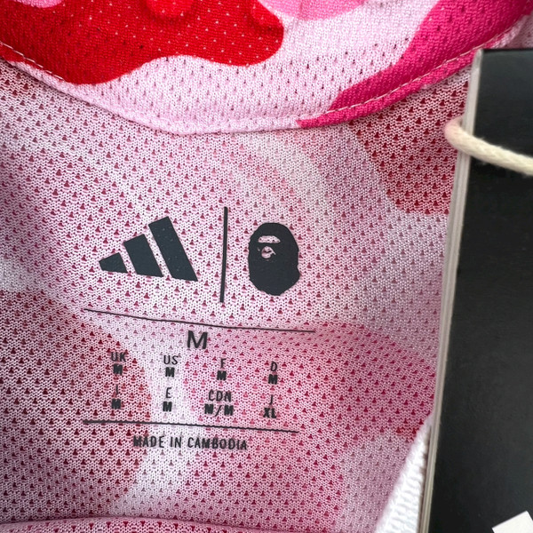 Bape x Adidas Football Jersey Shock Blue