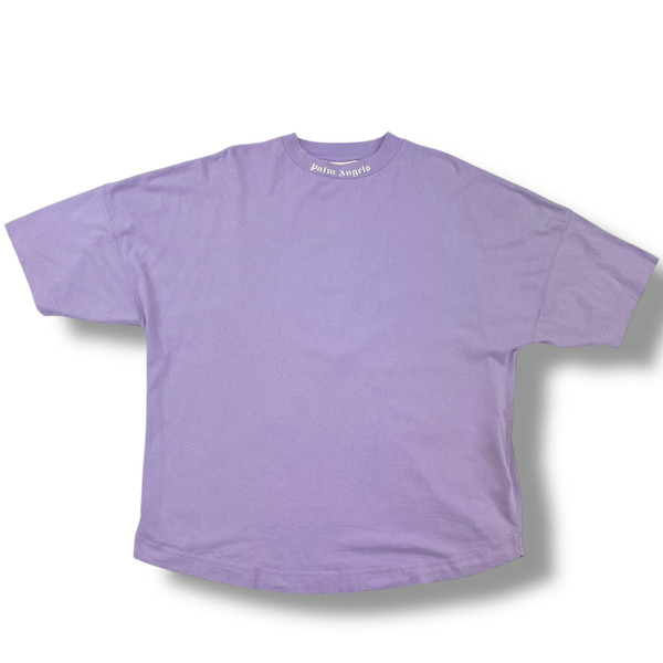Palm Angels Lilac Spellout T-Shirt 