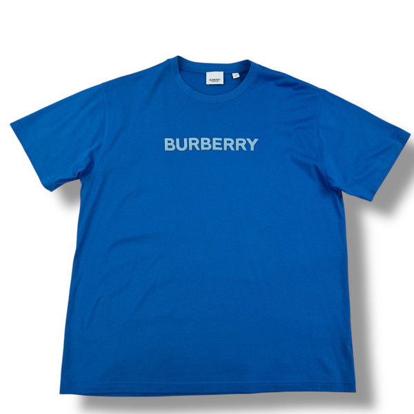 Burberry Blue Spellout T Shirt