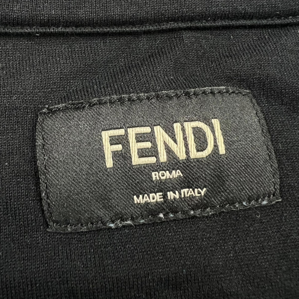 Fendi FF Applique Black T-Shirt 