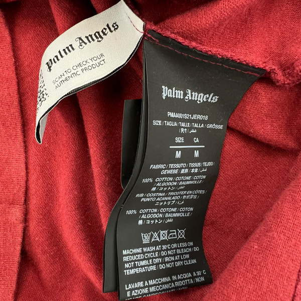 Palm Angels Kill The Bear Red T Shirt 