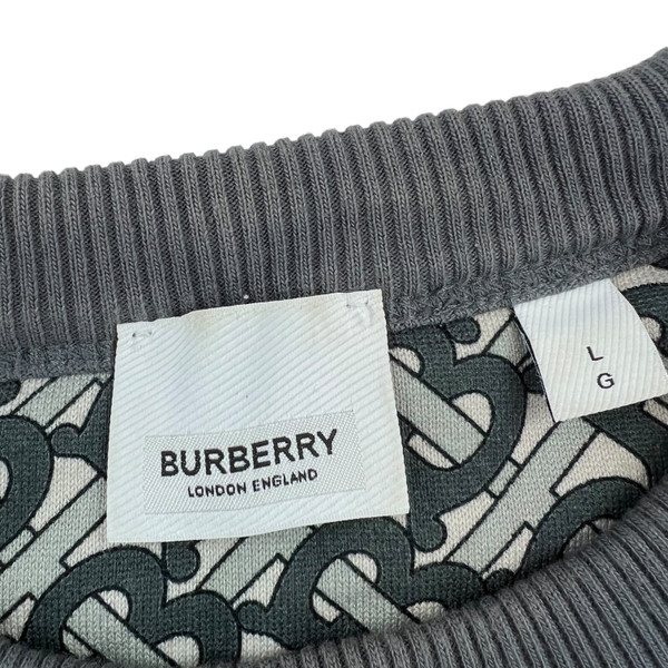 Burberry TB Monogram Grey Sweatshirt 