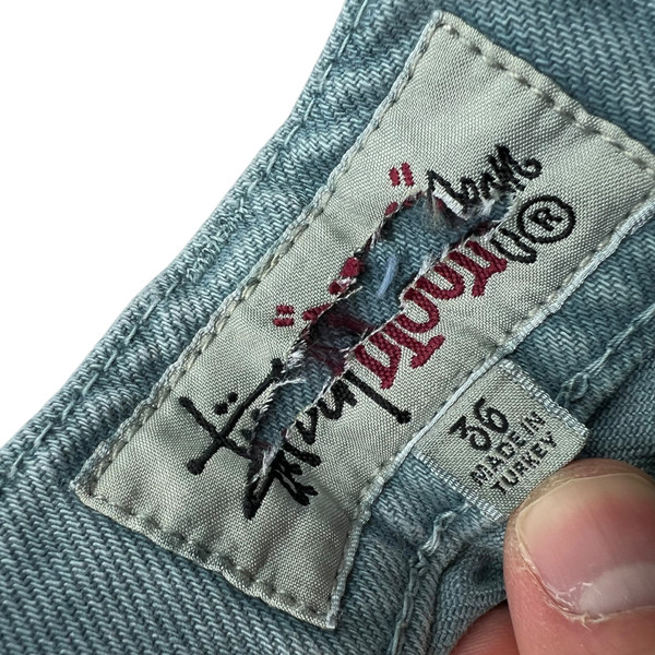 Stussy Big Ol' Jeans Blue Spray Dye