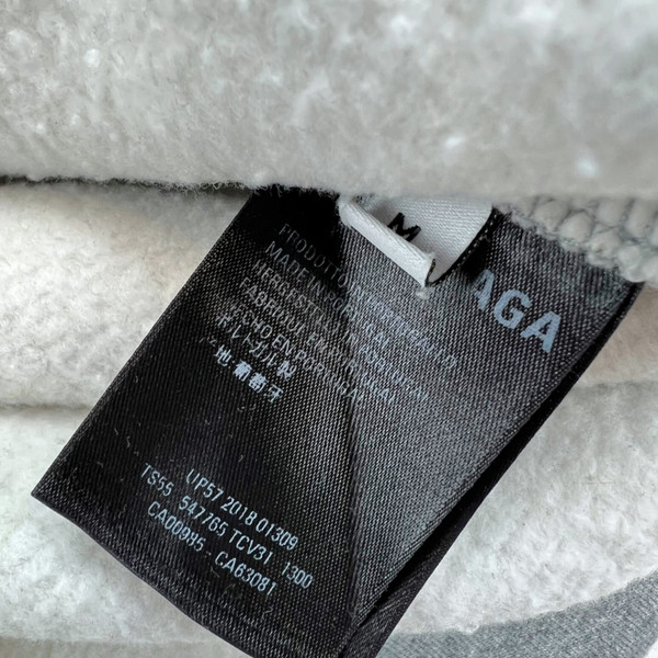 Balenciaga BB Crest Grey Hoodie