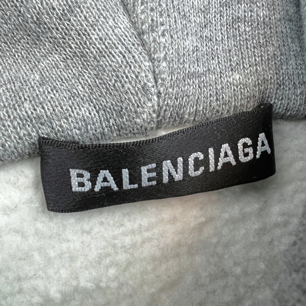 Balenciaga BB Crest Grey Hoodie