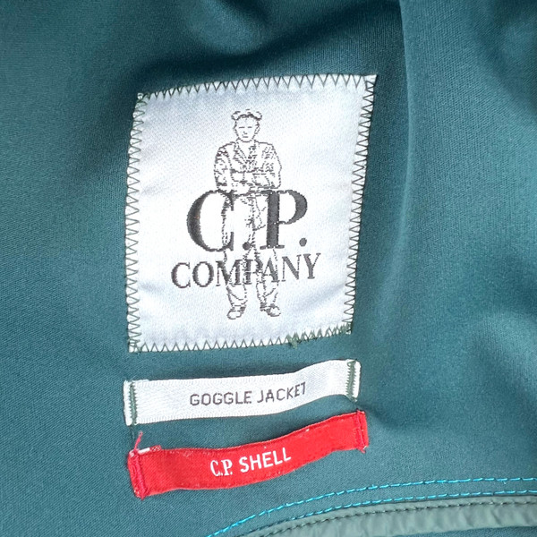 C.P. Company Blue Goggle Soft Shell Jacket 