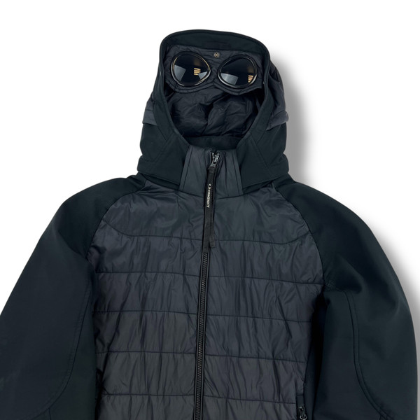 C.P. Company C.P. Shell Padded Black Goggle Jacket 