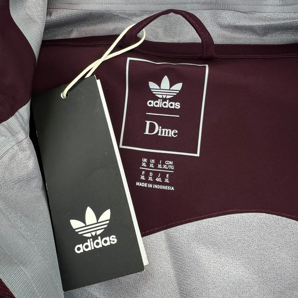 Adidas x Dime Studded Gore-Tex Maroon Jacket 