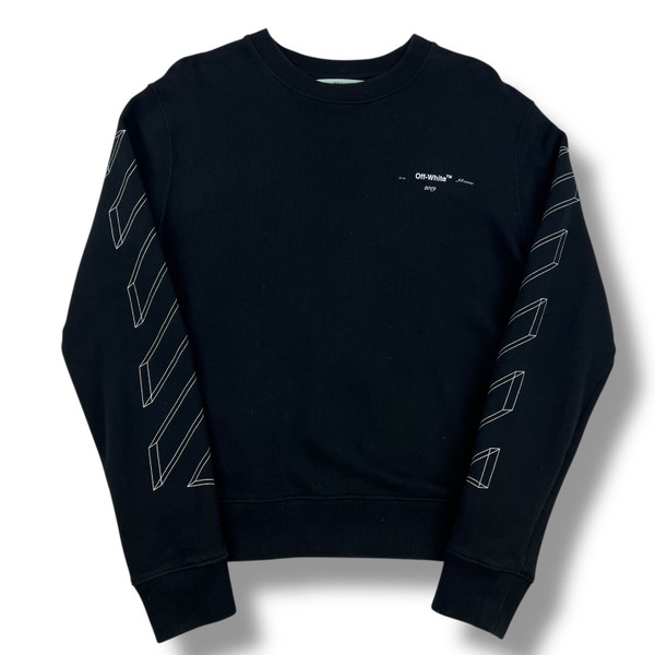 Off-White 3D Arrows Black Sweatshirt 