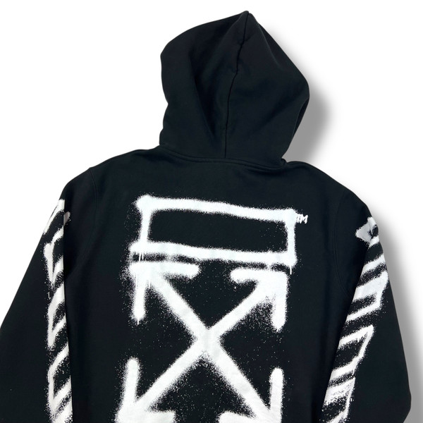 Off-White Spray Arrows Black Hoodie 